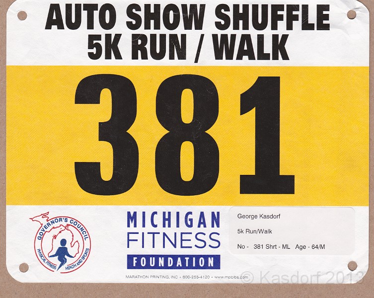 2014 Autoshow Shuffle 5K 001.jpg - 2014 Autoshow Shuffle 5K in Detroit Michigan. A cold day along the river, but accompanied by a great sunrise! Out and back on the River Greenway.